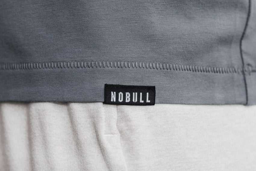 Nobull Lightweight Sleeveless Tee Tanks & Tees Dark Grey | 3042-XQWVC