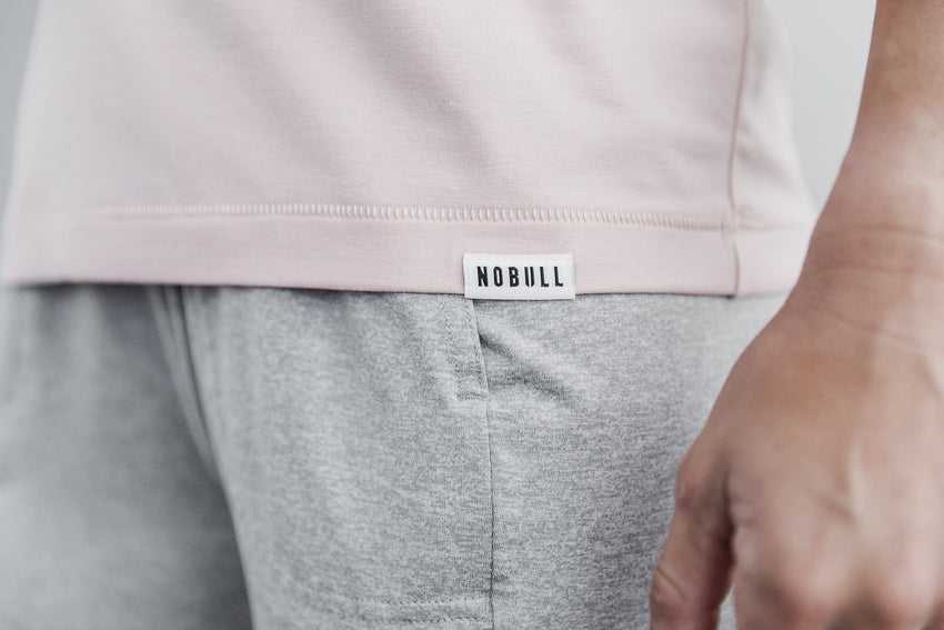 Nobull Lightweight Sleeveless Tee Tanks & Tees Dusty Rose | 5290-BAKGU