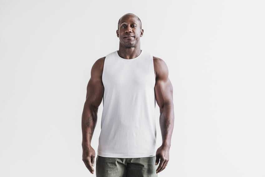 Nobull Lightweight Tank Tanks & Tees White | 6457-AUOMP