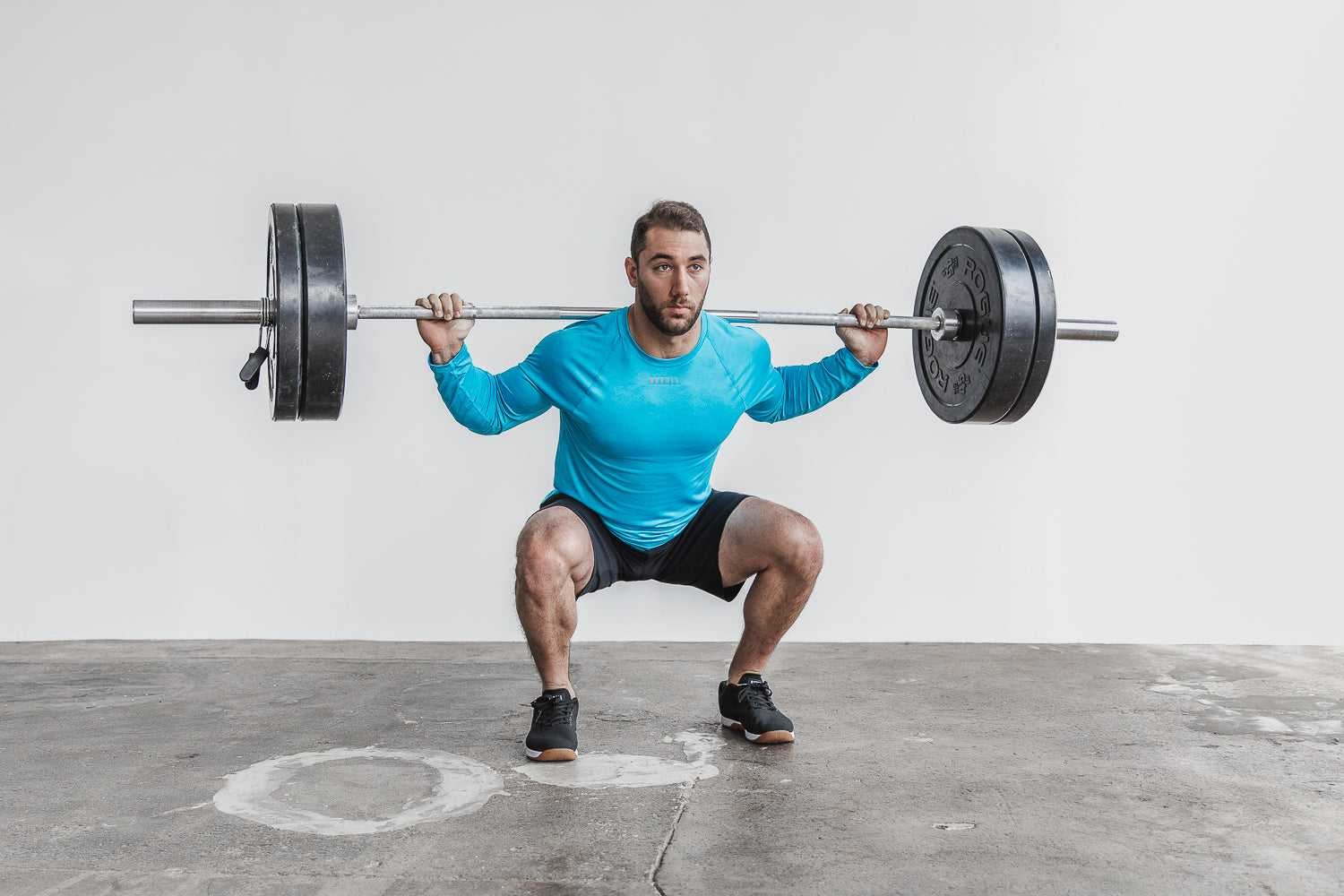 Nobull Lightweight Textured Long Sleeve Tee (Neon Camo) Tanks & Tees Neon Blue Camo | 3079-IKDYL