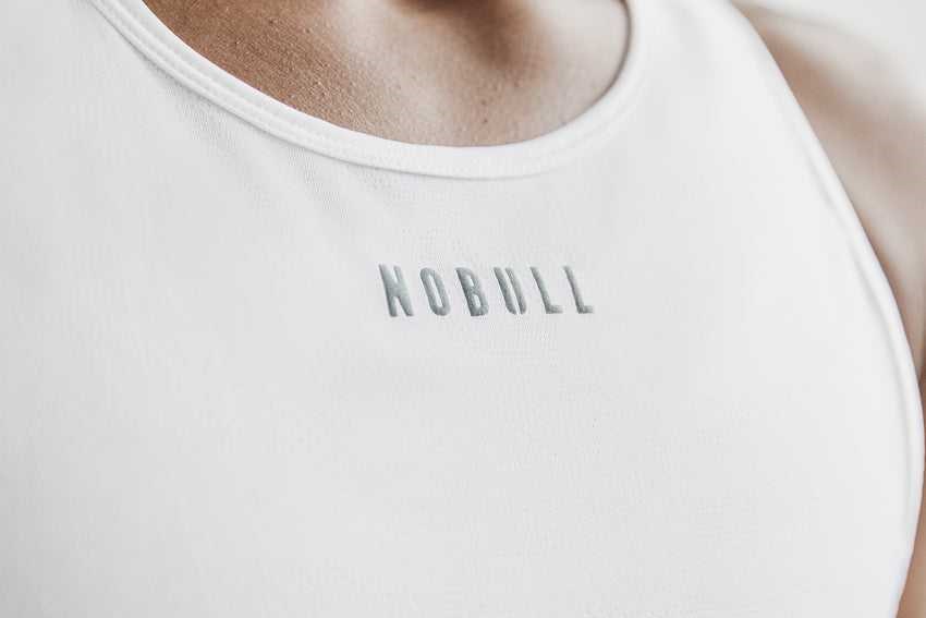 Nobull Lightweight Textured Tank (Camo) Tanks & Tees Bright White Camo | 2798-CLONV