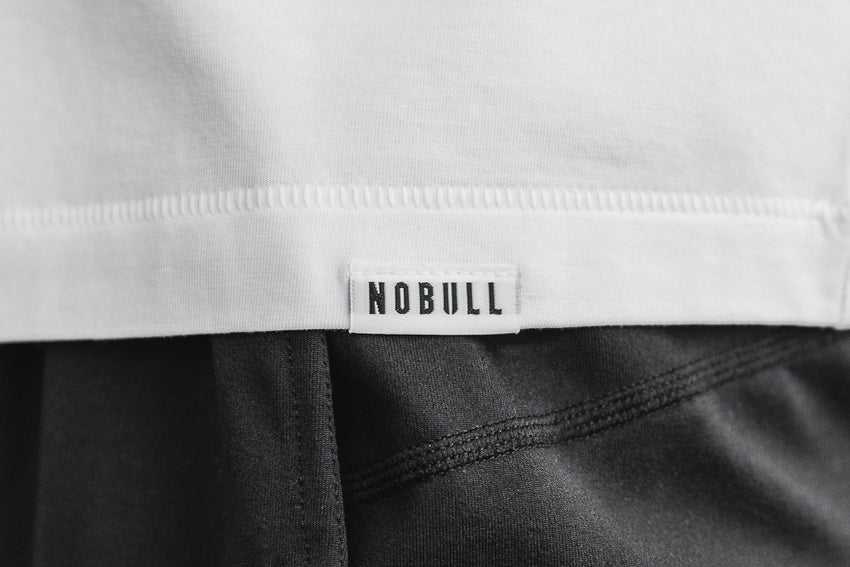 Nobull Lightweight V-Neck Tee Tanks & Tees White | 4182-VXIFD