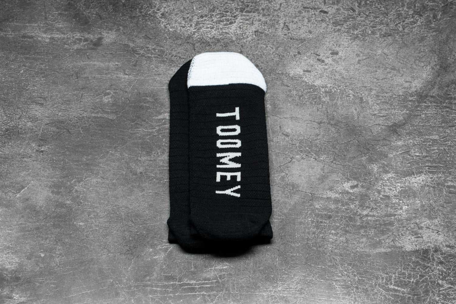 Nobull Low Sock (Athlete) Socks Toomey Black White | 7048-FATYZ