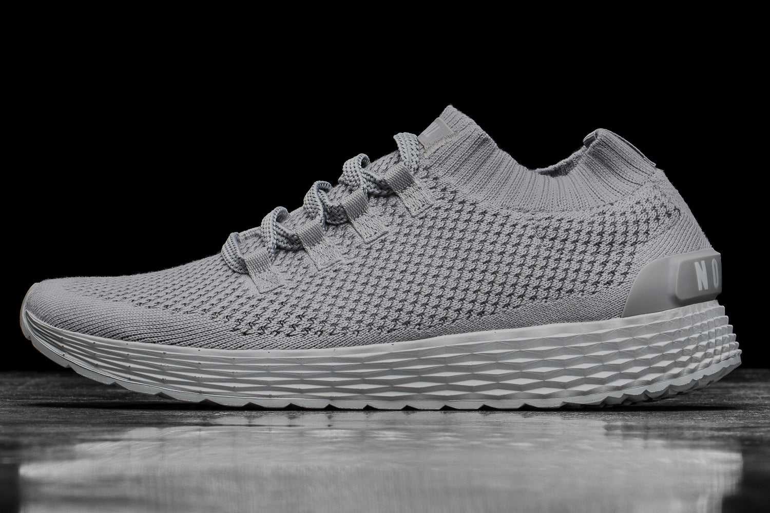 Nobull Merino Wool Knit Runner Knit Arctic Grey | 3897-MIFHB