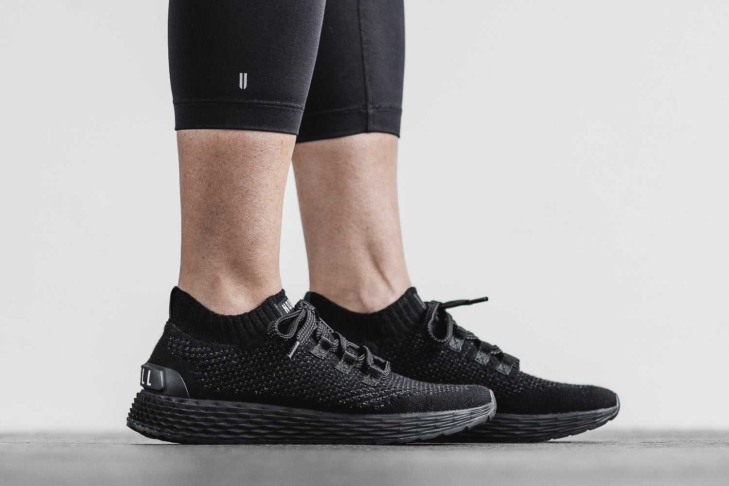 Nobull Merino Wool Knit Runner Knit Black | 9807-XWVNS