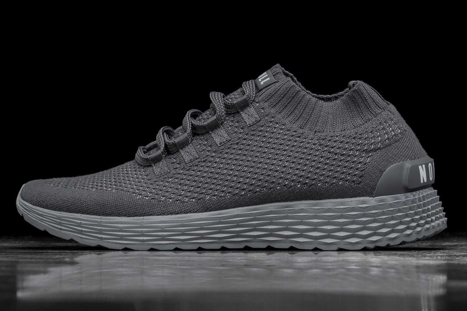 Nobull Merino Wool Knit Runner Knit Concrete | 3425-CIAKP