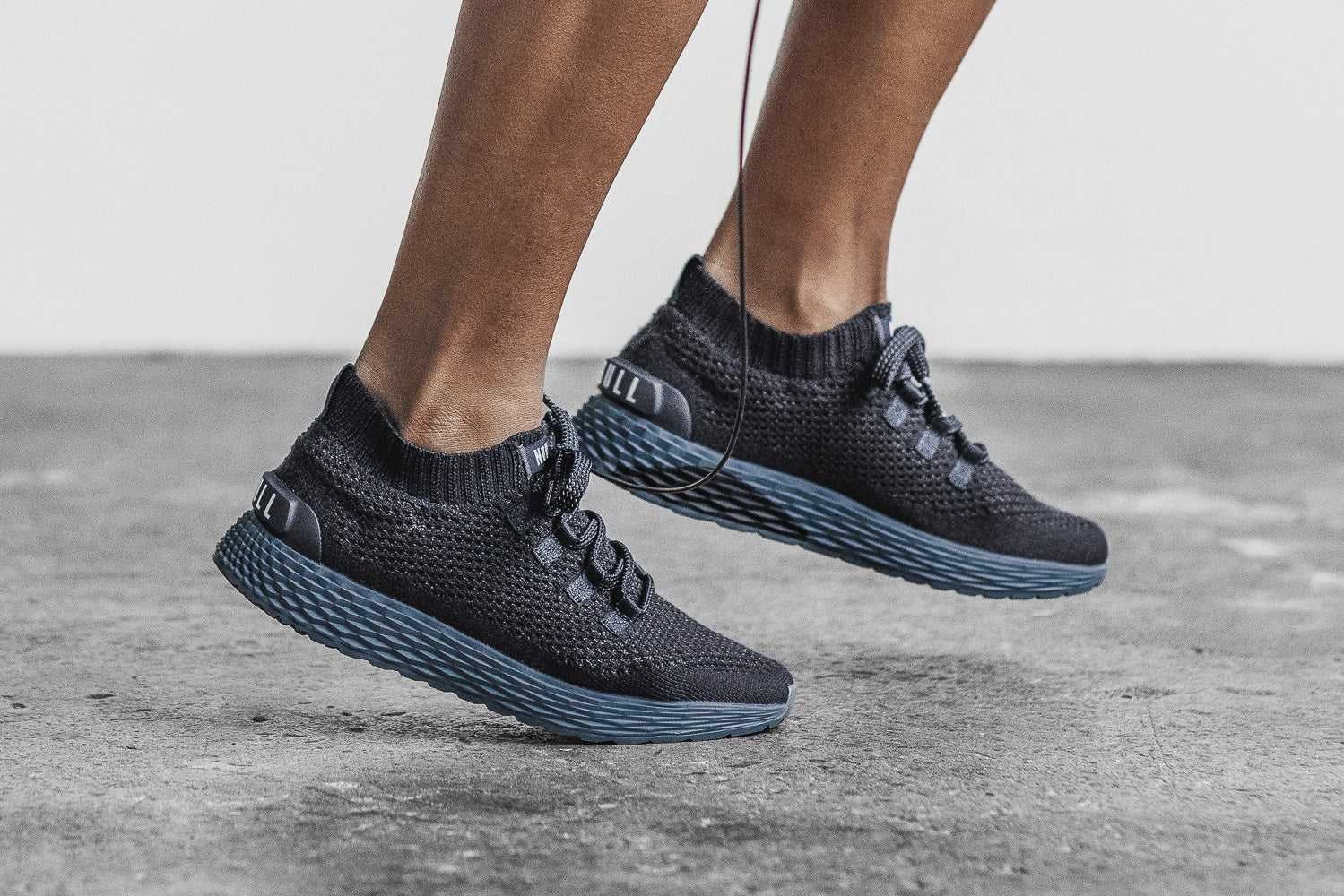 Nobull Merino Wool Knit Runner Knit Navy Slate | 5064-CJDPL