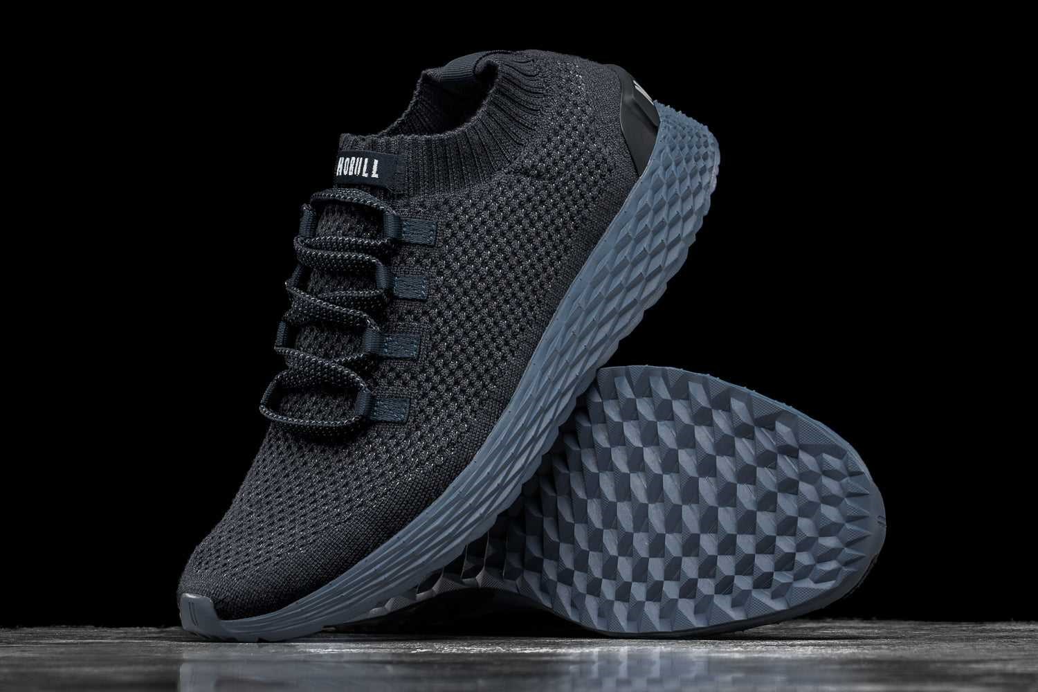 Nobull Merino Wool Knit Runner Knit Navy Slate | 5064-CJDPL