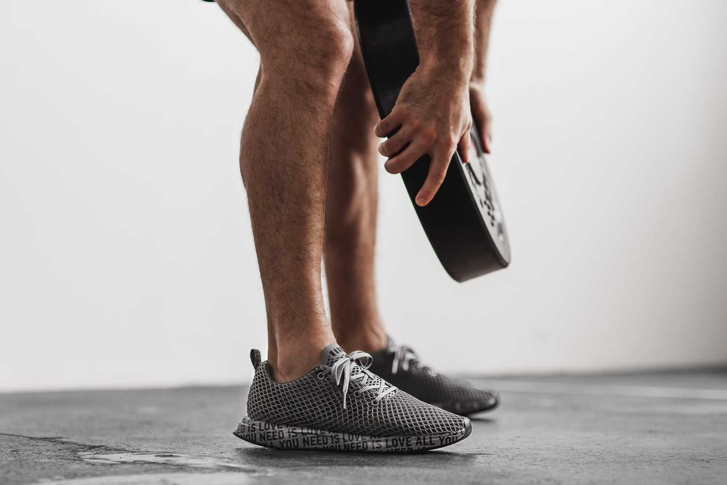 Nobull Mesh Runner Mesh All You Need Is Love Dark Grey | 9607-KQUGR