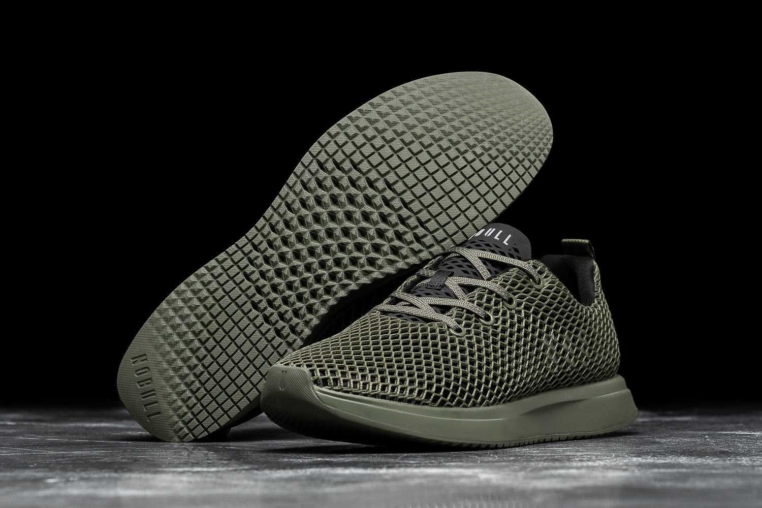 Nobull Mesh Runner Mesh Army Black | 5170-FCATL