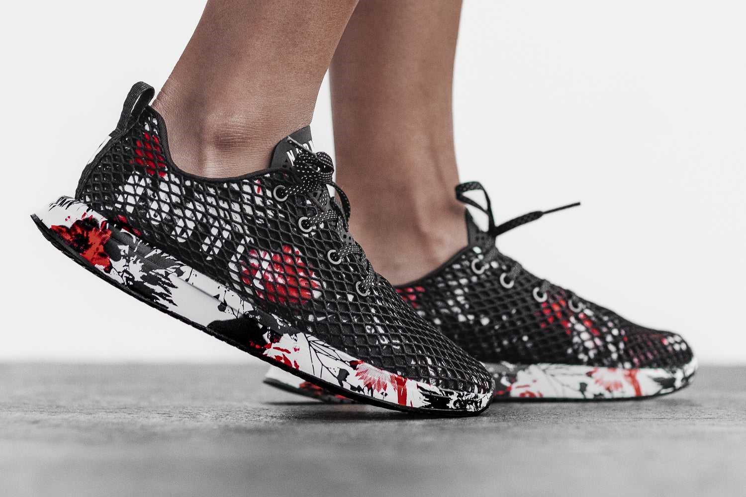 Nobull Mesh Runner Mesh Black Cactus Blossom | 4853-HCYAF