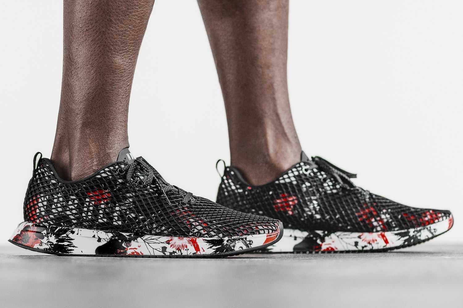 Nobull Mesh Runner Mesh Black Cactus Blossom | 7185-NZJDM