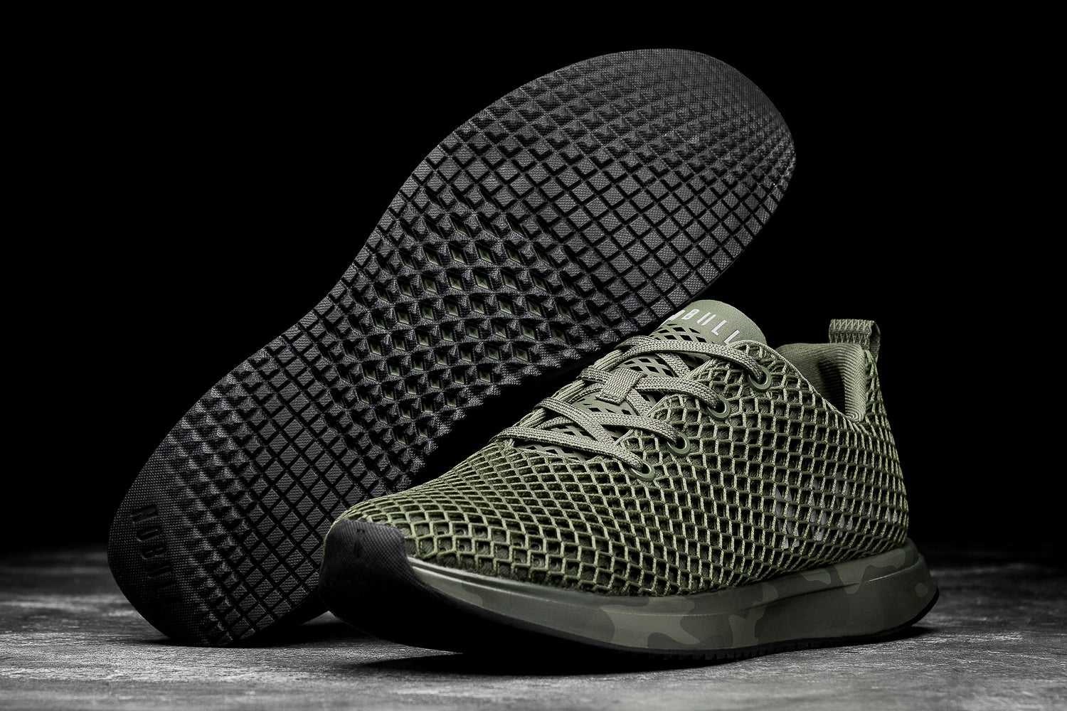 Nobull Mesh Runner Mesh Dark Forest Camo | 9758-OVYCE