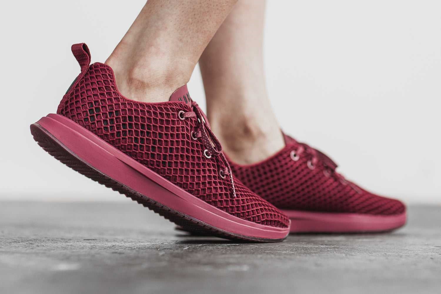 Nobull Mesh Runner Mesh Maroon | 3658-JQXBY