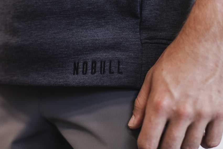 Nobull Microplush Sleeveless Hoodie Outerwear Nightfall | 0246-CWLMV