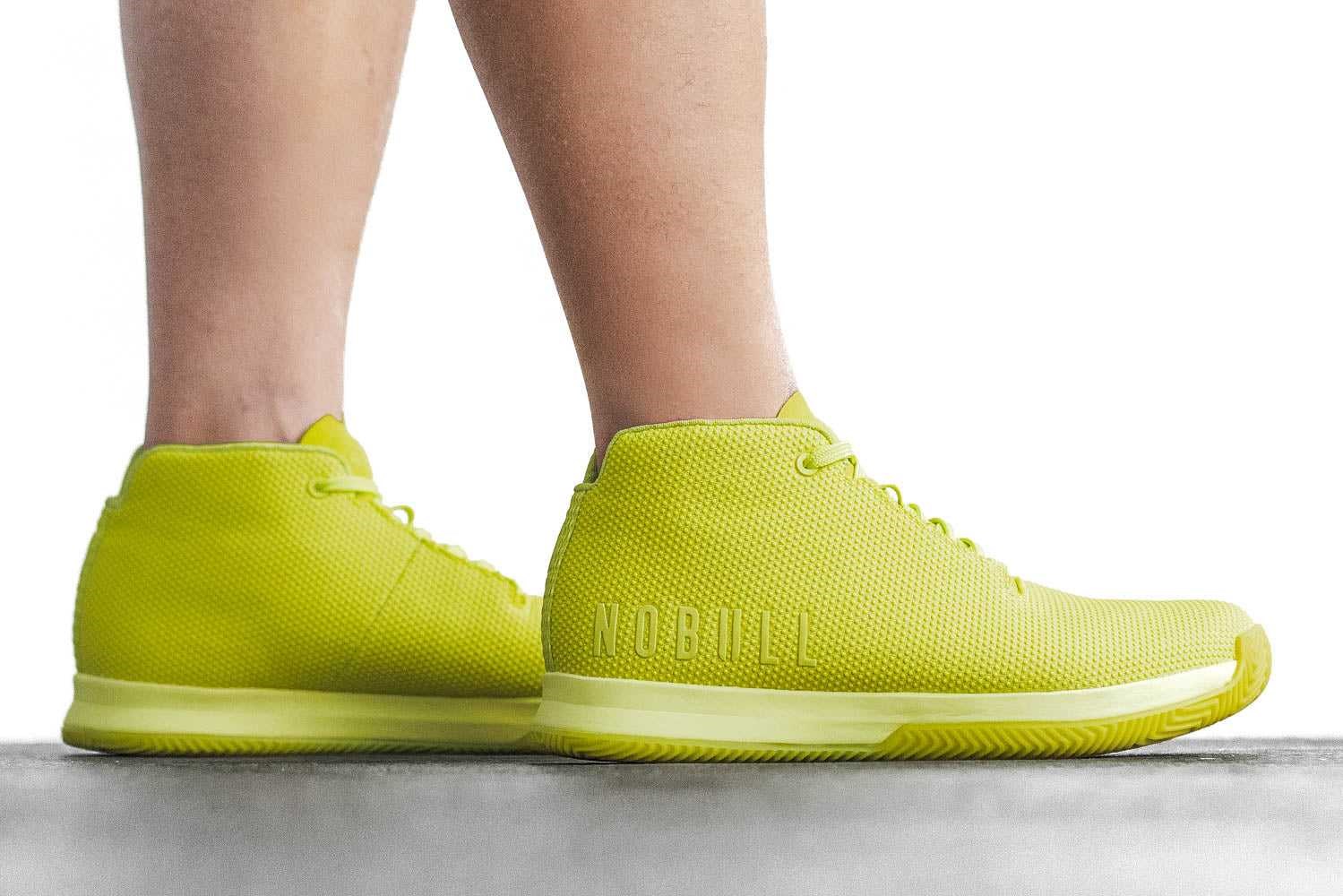 Nobull Mid Court Trainer Court Trainer Neon Lime | 7369-OYMUT