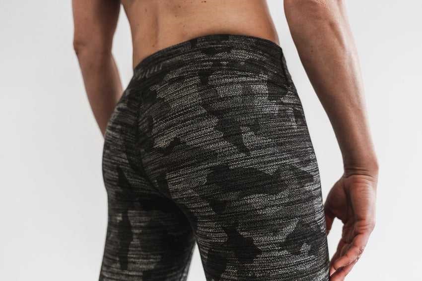 Nobull Mid-Rise Tight (Melange) Bottoms Dark Camo | 7541-DEOSJ