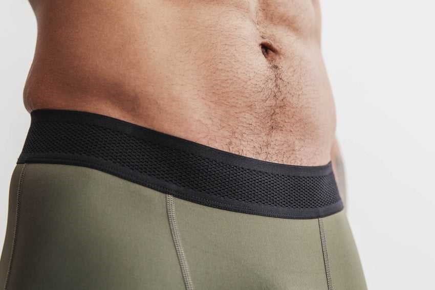 Nobull Midweight Compression 3/4 Tight Bottoms Army Green | 4962-HJXTS