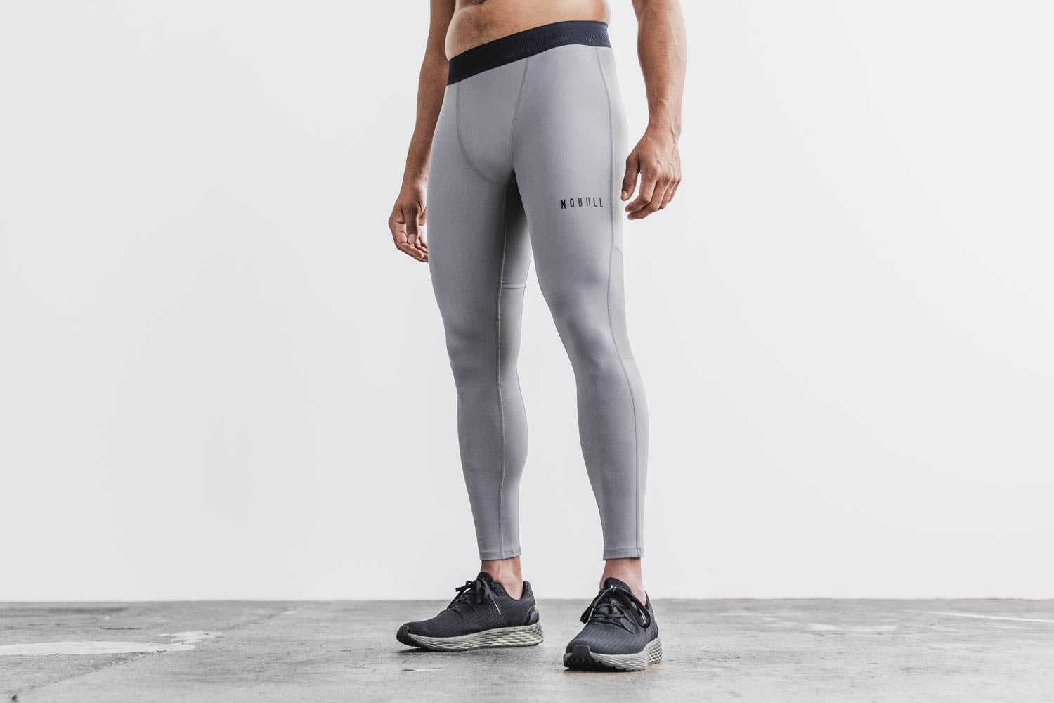 Nobull Midweight Compression 7/8 Tight Bottoms Dark Grey | 9027-JSOLI