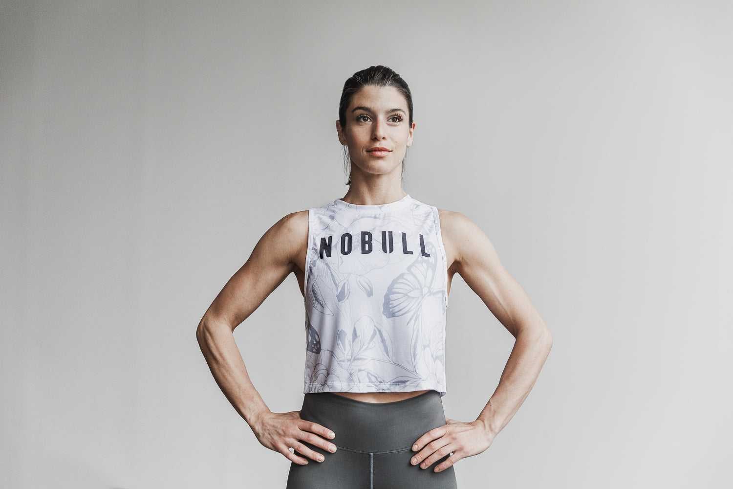 Nobull Muscle Tank (Butterfly) Tanks & Tees Grey Butterfly | 7695-DBISN