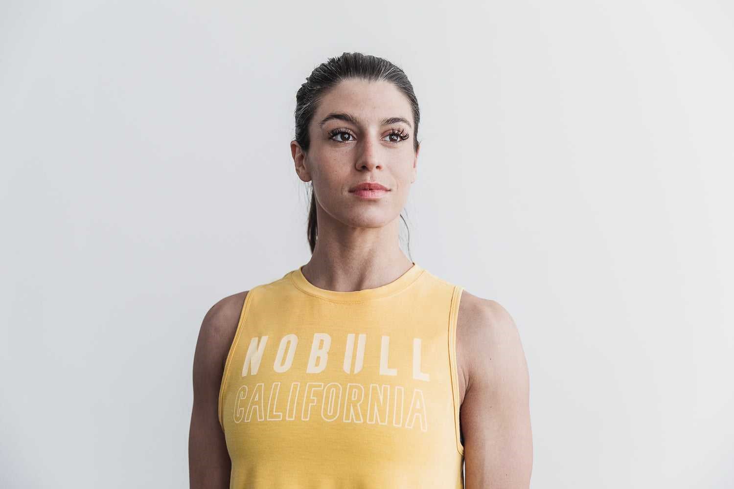 Nobull Muscle Tank (California) Tanks & Tees Vintage Yellow | 8291-RMFXJ