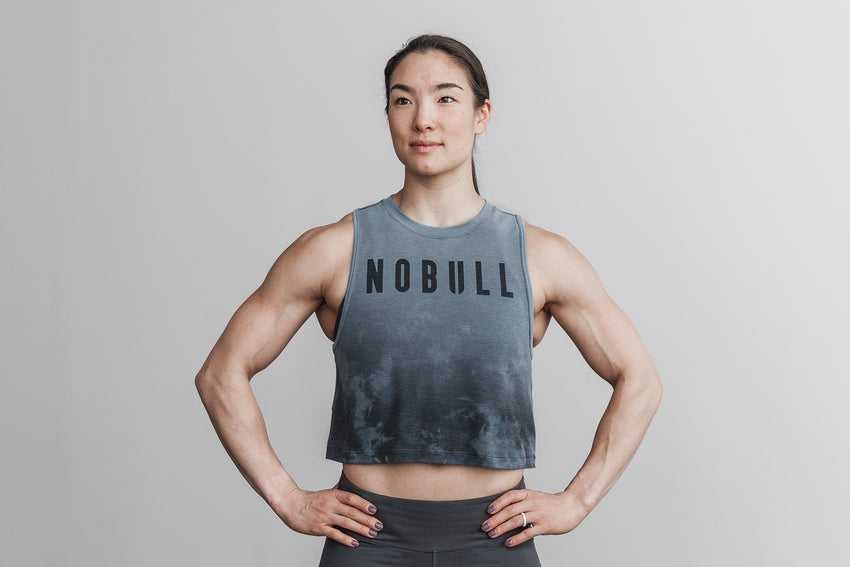 Nobull Muscle Tank (Dip-Dye) Tanks & Tees Slate / Maritime Dip-Dye | 8236-XMCZK