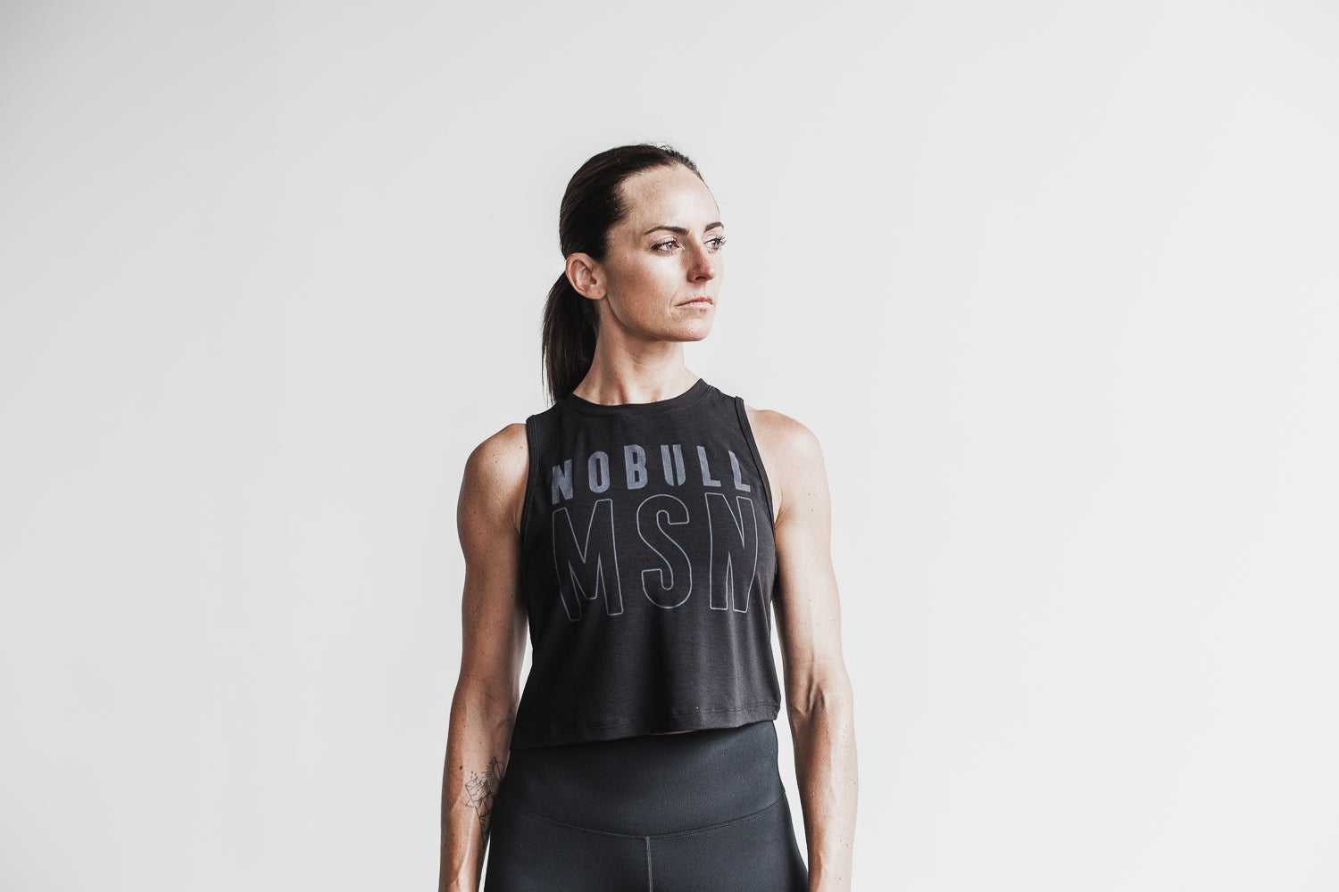 Nobull Muscle Tank (Madison) Tanks & Tees Black | 1069-TDKBC