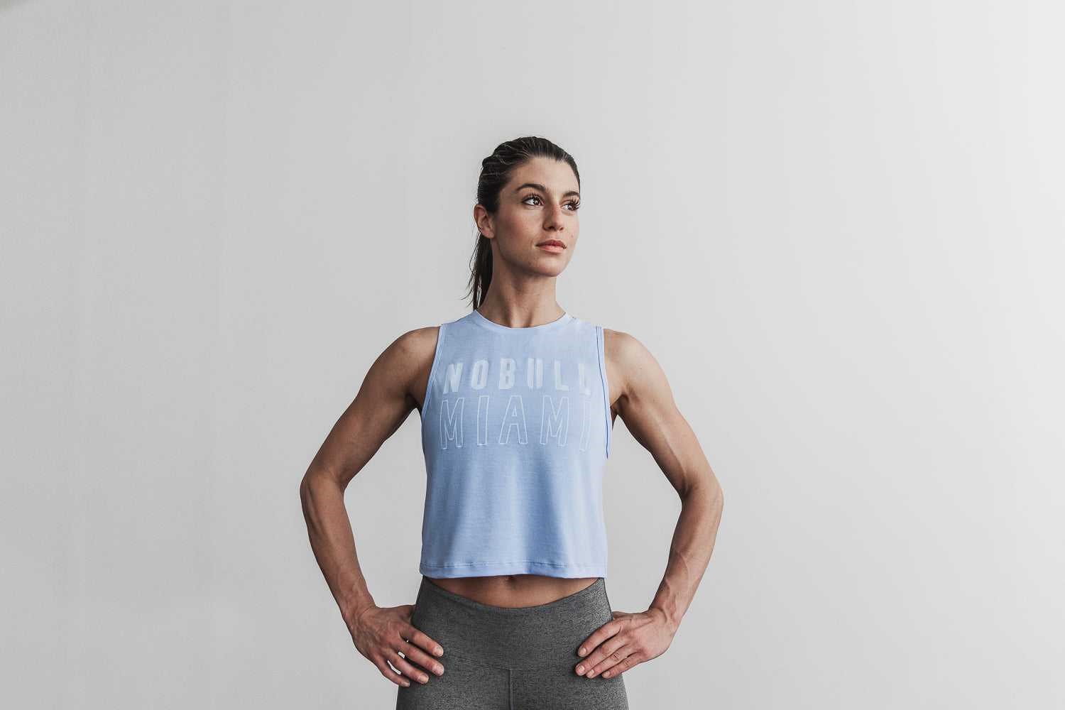 Nobull Muscle Tank (Miami) Tanks & Tees Blue Vista | 3761-YQWHF