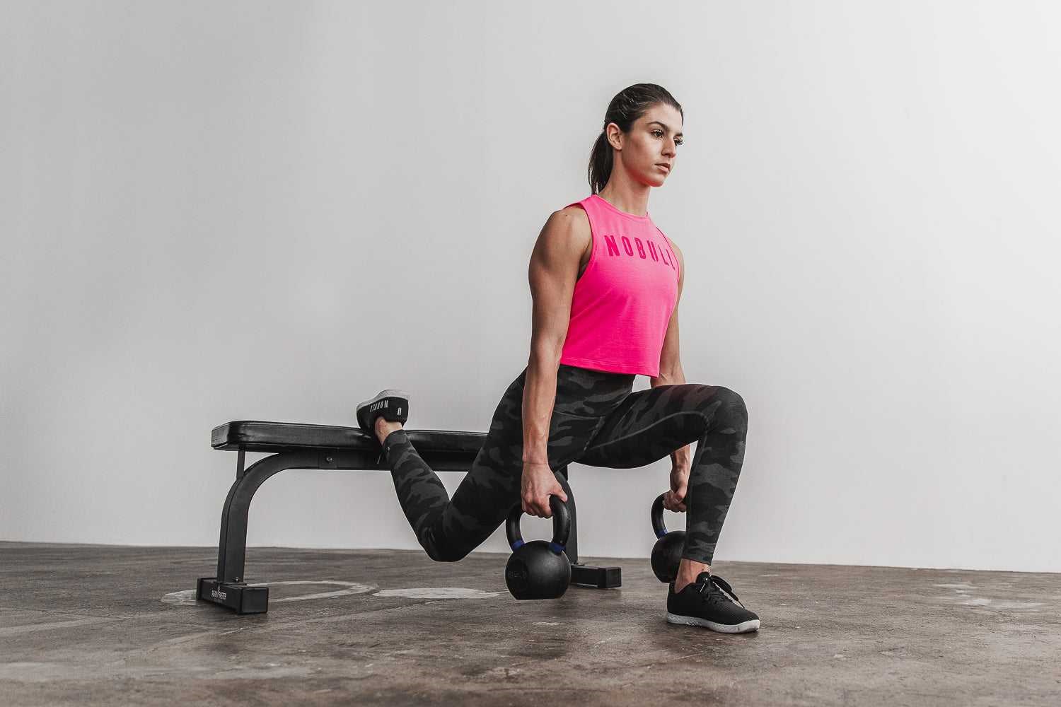 Nobull Muscle Tank (Neon) Tanks & Tees Neon Pink | 2356-AKCPT