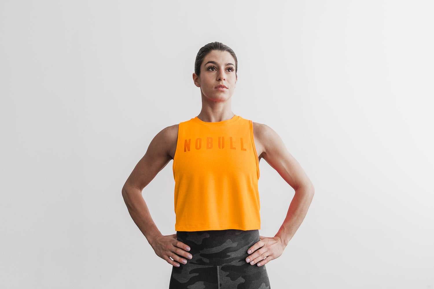 Nobull Muscle Tank (Neon) Tanks & Tees Neon Orange | 4920-EVWGF