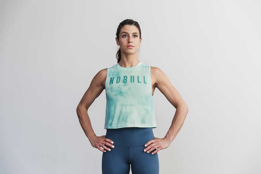 Nobull Muscle Tank (Tie-Dye) Tanks & Tees Tan / Black Tie-Dye | 0361-FMEJS