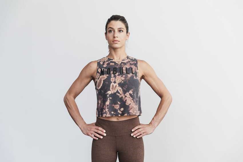 Nobull Muscle Tank (Tie-Dye) Tanks & Tees Tan / Cafe Tie-Dye | 4639-DXYKO