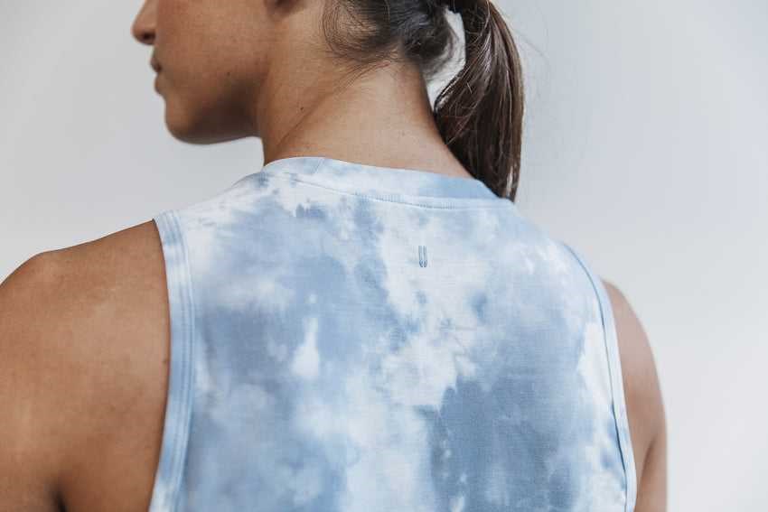 Nobull Muscle Tank (Tie-Dye) Tanks & Tees Ice Blue / Slate Tie-Dye | 8750-NLRTX