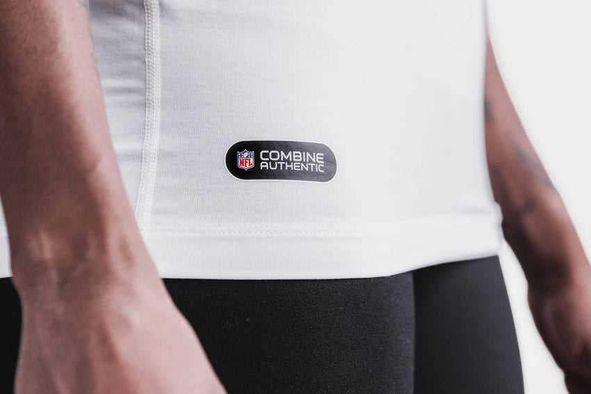 Nobull Nfl Combine High-Neck Tank Tanks & Tees White | 5826-FAOJP