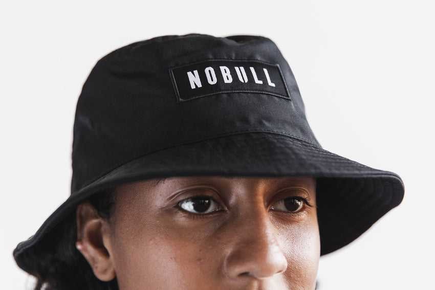 Nobull Nobull Bucket Hat Hats & Hair Accessories Black | 7420-LUJCA