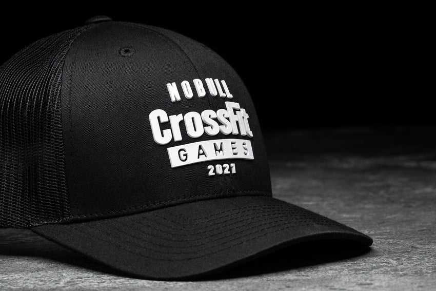 Nobull Nobull Crossfit Games 2021 Curved-Brim Trucker Hats & Hair Accessories Dark Grey | 5376-YEOQA