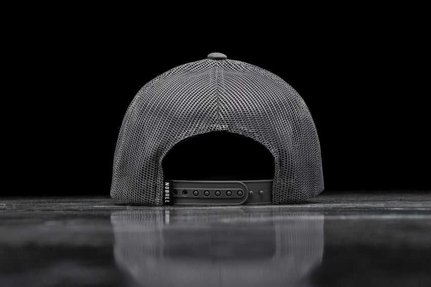 Nobull Nobull Crossfit Games 2021 Curved-Brim Trucker Hats & Hair Accessories Dark Grey | 5376-YEOQA