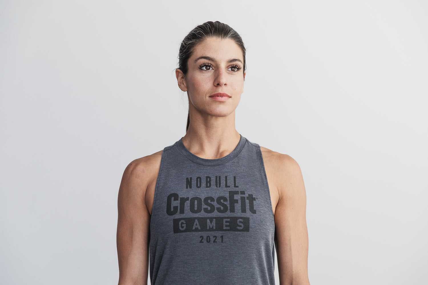 Nobull Nobull Crossfit Games 2021 High-Neck Tank Tanks & Tees Charcoal | 6854-TJZHM