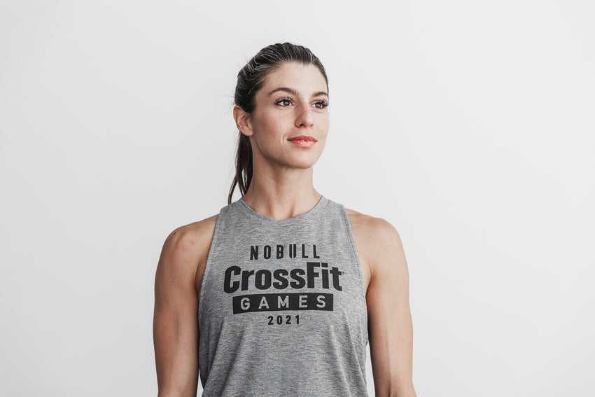 Nobull Nobull Crossfit Games 2021 High-Neck Tank Tanks & Tees Heather Grey | 9402-VYPNL