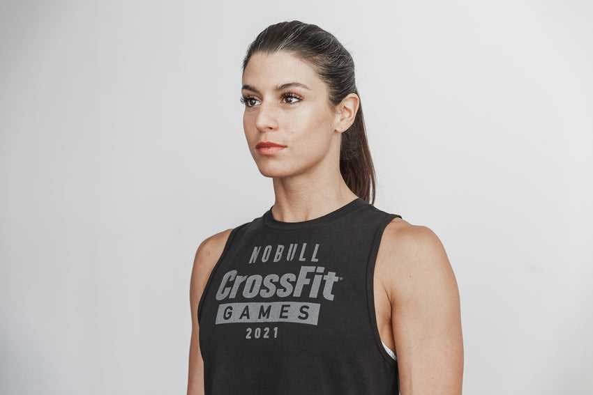 Nobull Nobull Crossfit Games 2021 Muscle Tank Tanks & Tees Black | 1307-SLCEO