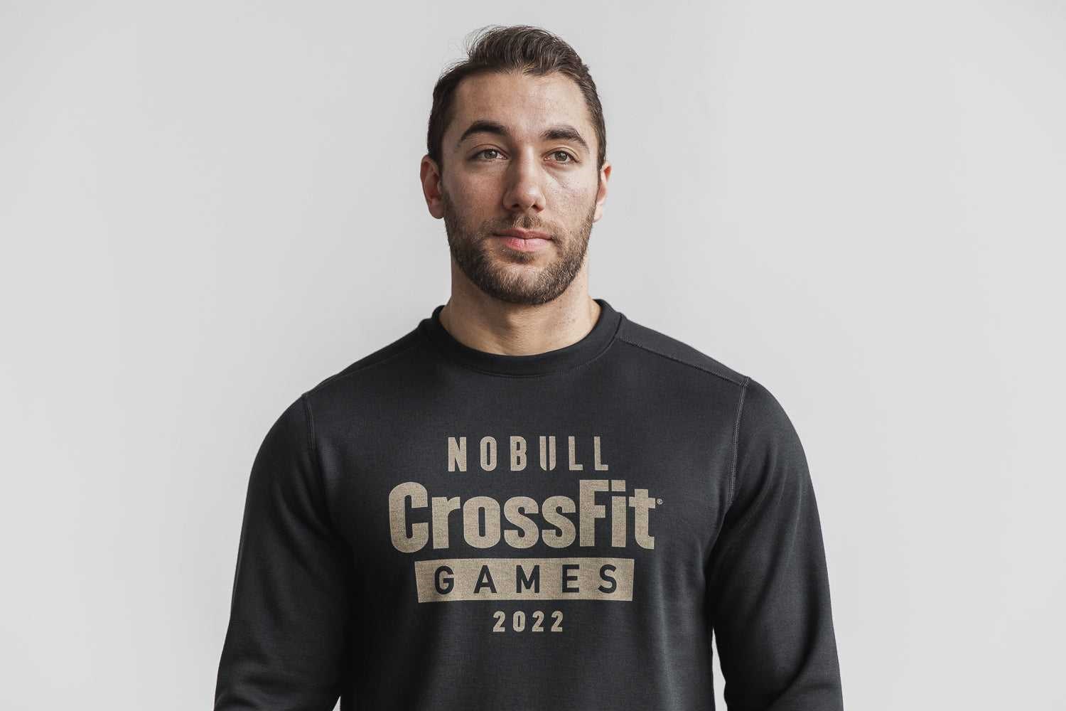 Nobull Nobull Crossfit Games 2022 Crew Sweatshirt Outerwear Black | 3207-UFZGW