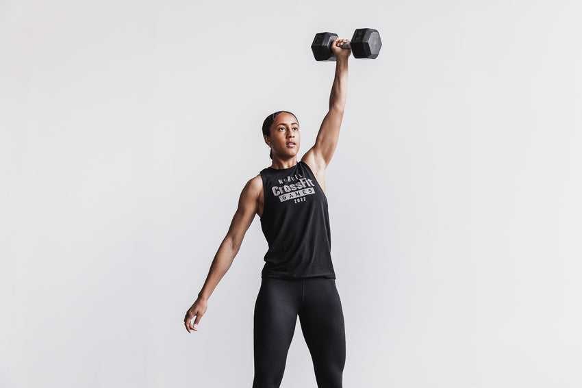 Nobull Nobull Crossfit Games 2022 High-Neck Tank Tanks & Tees Black | 8601-SMQUK