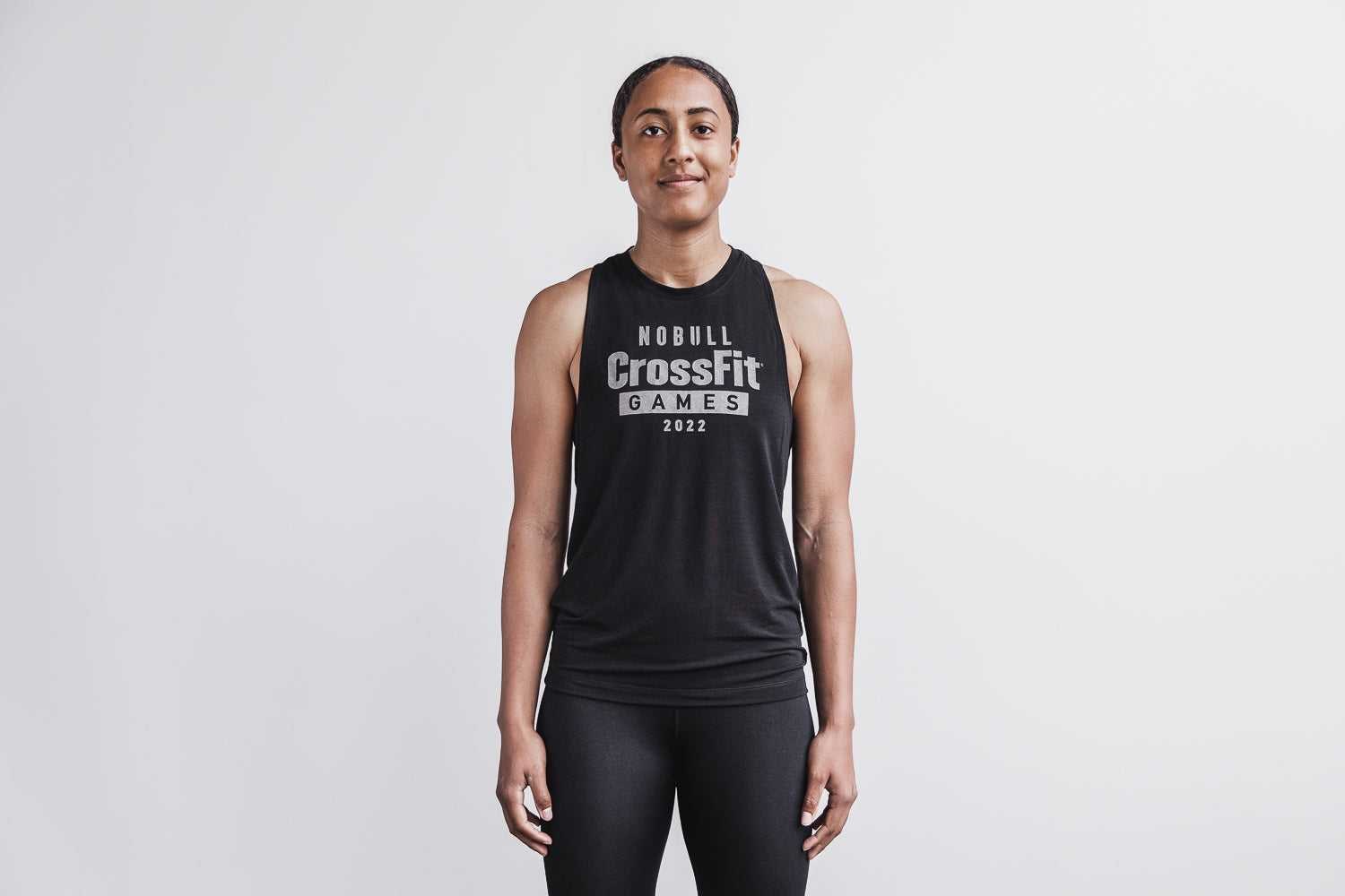 Nobull Nobull Crossfit Games 2022 High-Neck Tank Tanks & Tees Black | 8601-SMQUK