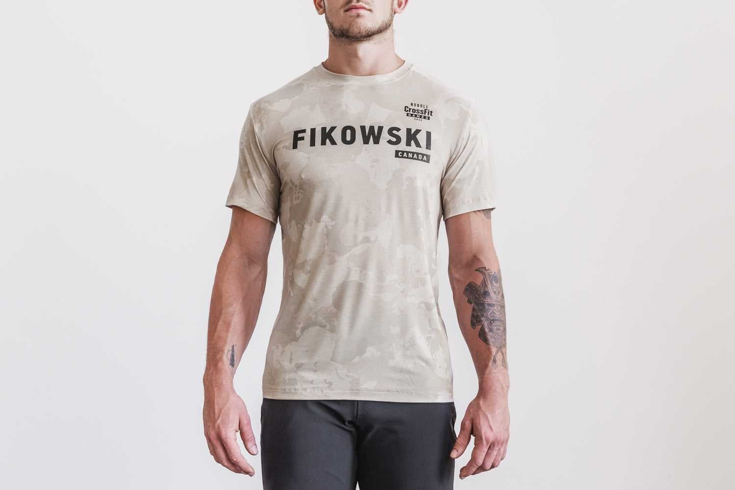 Nobull Nobull Crossfit Games 2022 Jersey (Fikowski) Tanks & Tees Oatmeal Continental Camo | 2174-WZLJD