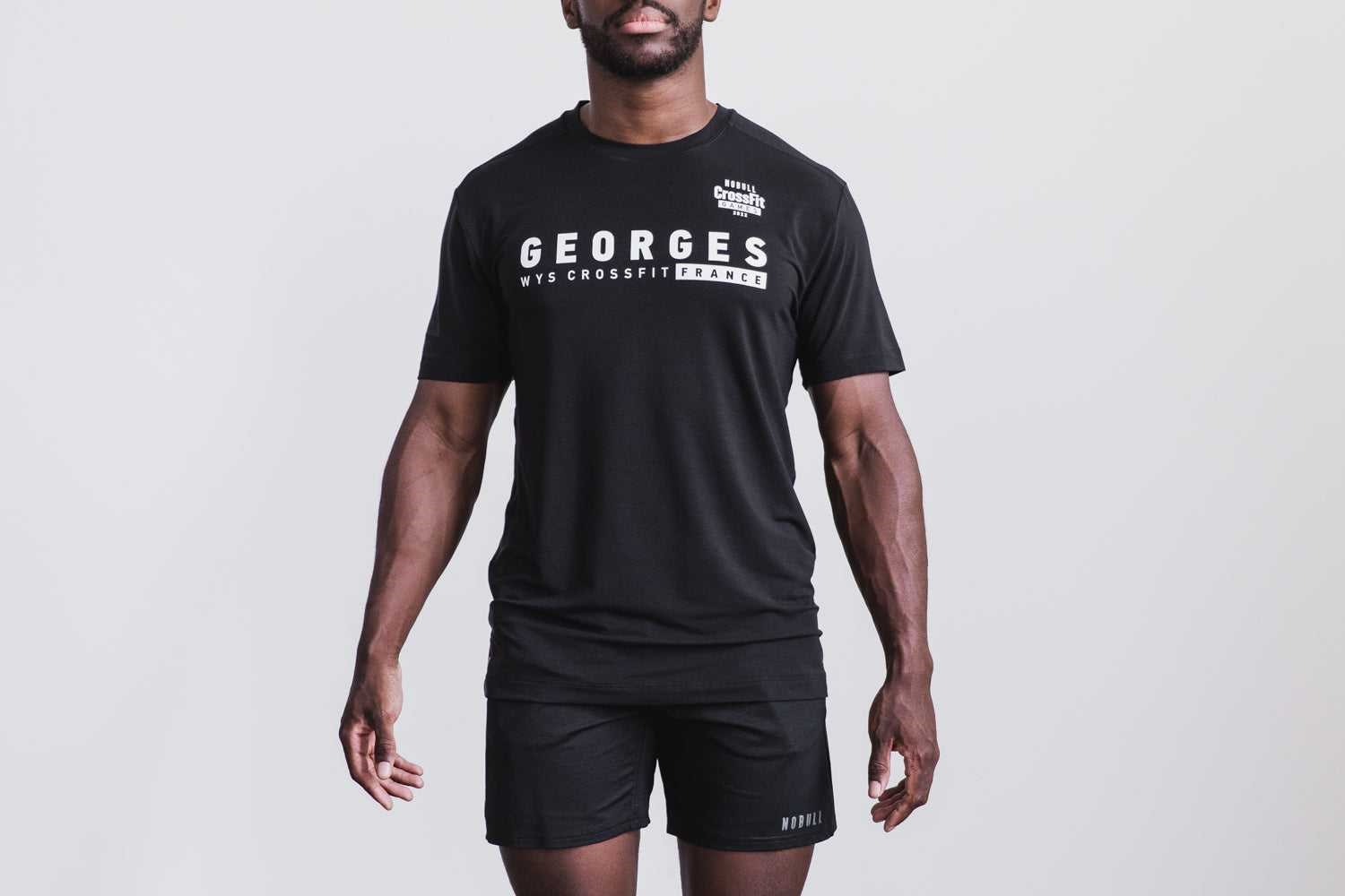 Nobull Nobull Crossfit Games 2022 Jersey (Georges) Tanks & Tees Black | 3975-WXBTN