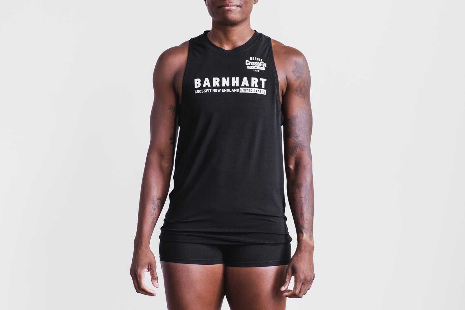 Nobull Nobull Crossfit Games 2022 Jersey (Barnhart) Tanks & Tees Black | 4825-QZDWK