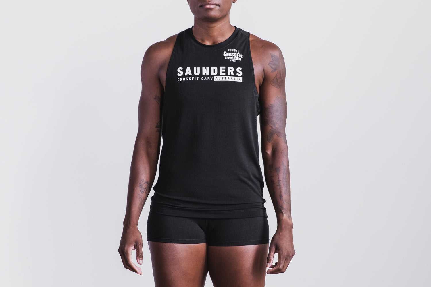 Nobull Nobull Crossfit Games 2022 Jersey (Saunders) Tanks & Tees Black | 5706-YKBVU