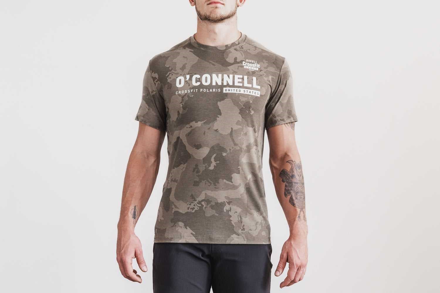 Nobull Nobull Crossfit Games 2022 Jersey (O\'Connell) Tanks & Tees Fallen Rock Continental Camo | 6458-INAKS