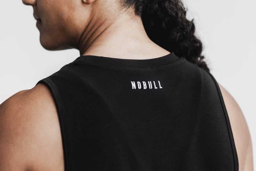 Nobull Nobull Crossfit Open 2023 Muscle Tank Tanks & Tees Black | 8410-NTQVB