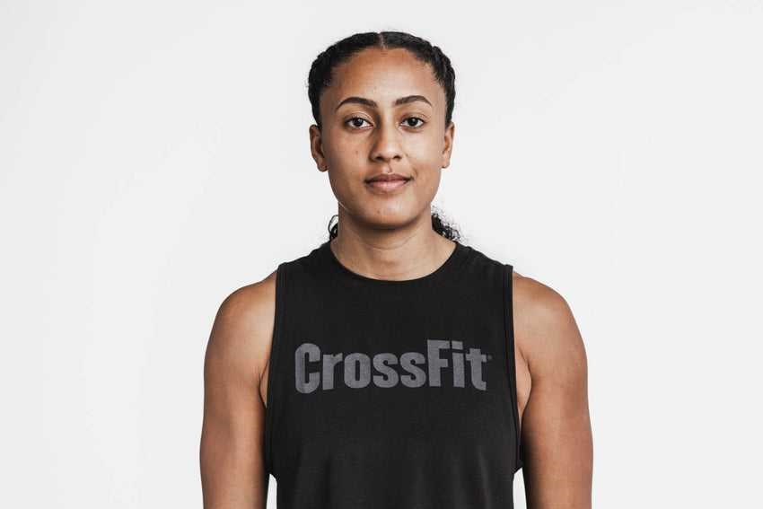 Nobull Nobull Crossfit Open 2023 Muscle Tank Tanks & Tees Black | 8410-NTQVB